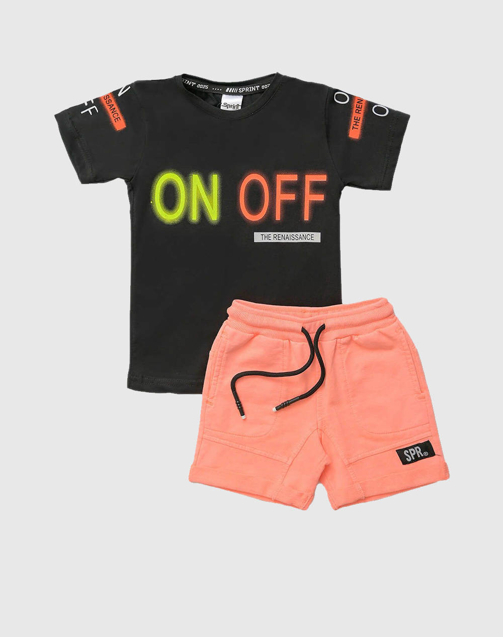 Sprint Set Baby Boy Παιδι Αγορι Ρουχα Σετ Black Βαμβακι 231 1031 S200 Γιά Αγόρι