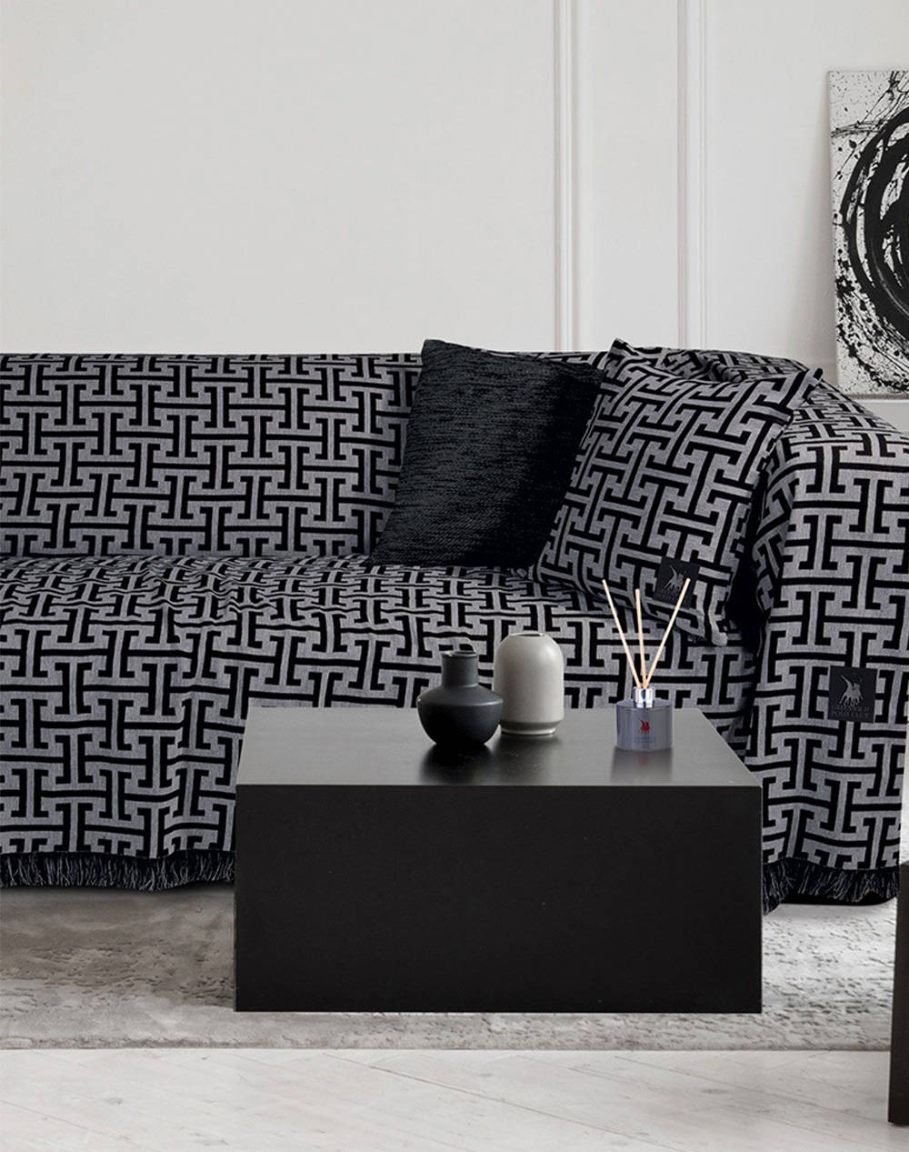 Das 3901 Throw Greenwich Polo Club (Dimensions: 180X250Cm) Home Homeware Blanket Covers One Color Cotton,Synthetic 206182503901 Blanket Covers