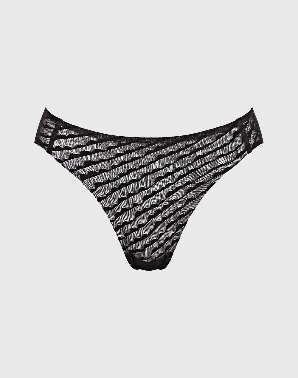 Sloggi Sloggi Zero Lacy H High Leg Women Underwear Briefs Briefs Black Elastic,Synthetic 10216191 0004 Female Briefs Black