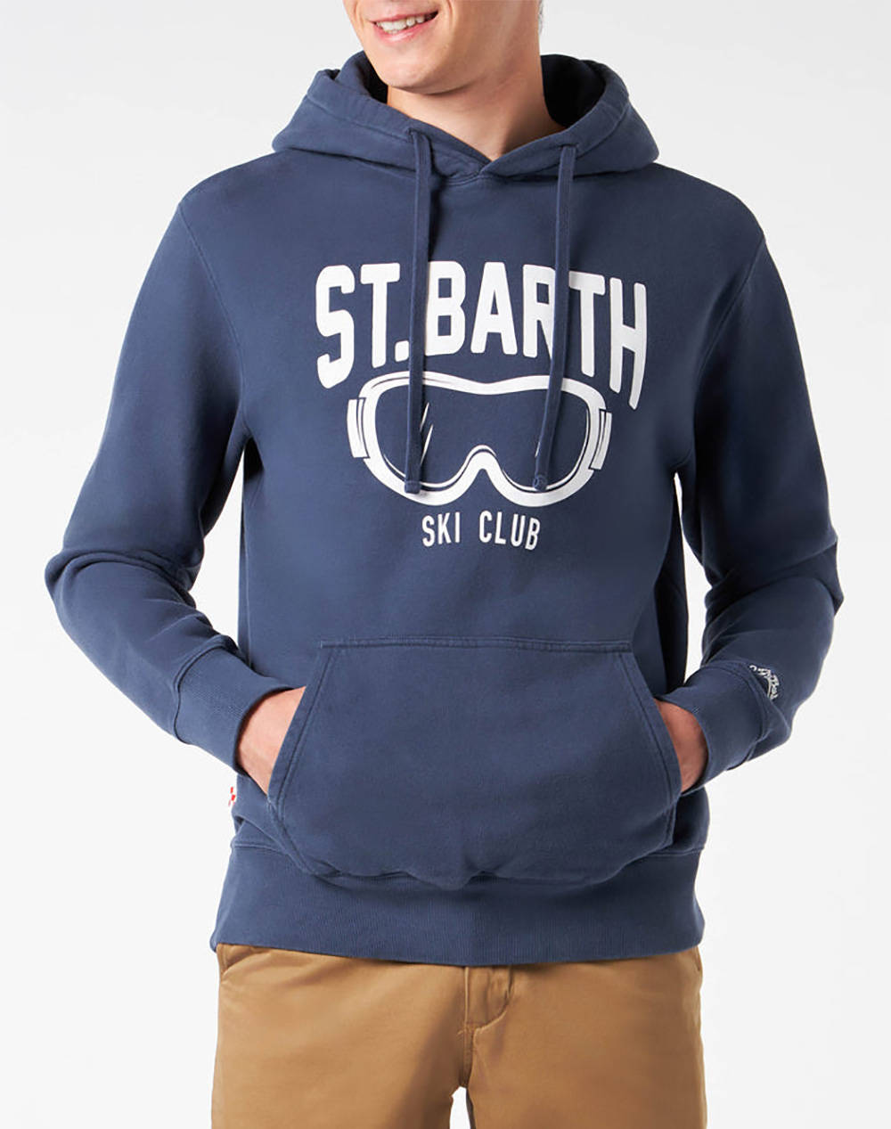 Mc2 Tribeca Hooded Fleece Sweatshirt Ανδρας Ρουχα Μπλουζες Φουτερ Darkblue Βαμβακι Tri0001 10319E