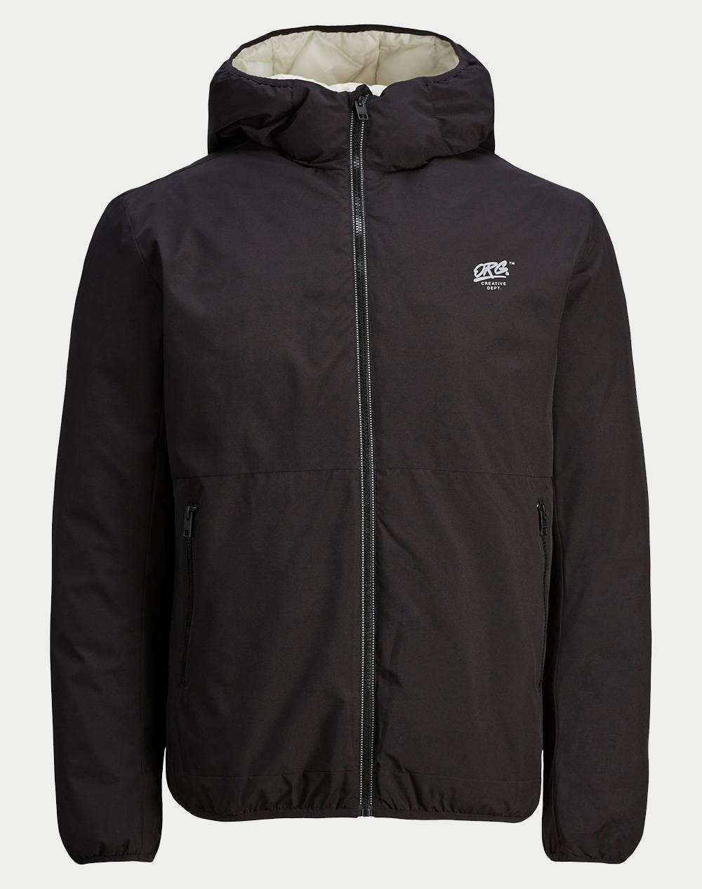 Jack&Jones Jorwins Jacket Men Clothes Outerwear Jackets Black Synthetic 12238862 Black Male Jackets Black