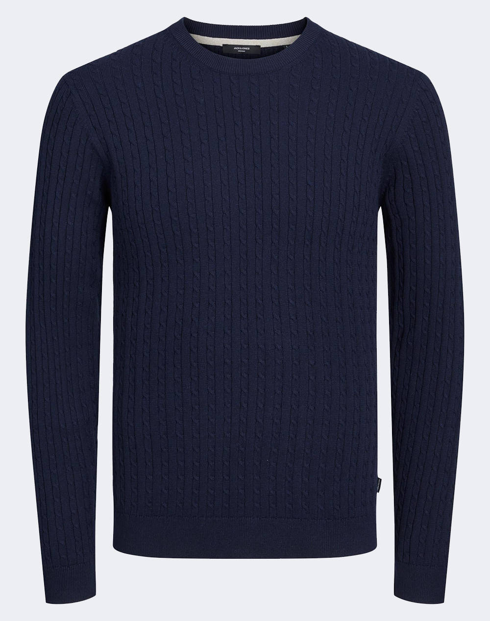 Jack&Jones Jprblaarthur Knit Crew Neck Ch Men Clothes T Shirts & Sweatshirts Knits Navyblue Cotton,Synthetic 12247784 Maritime Bluemaritime Navy /