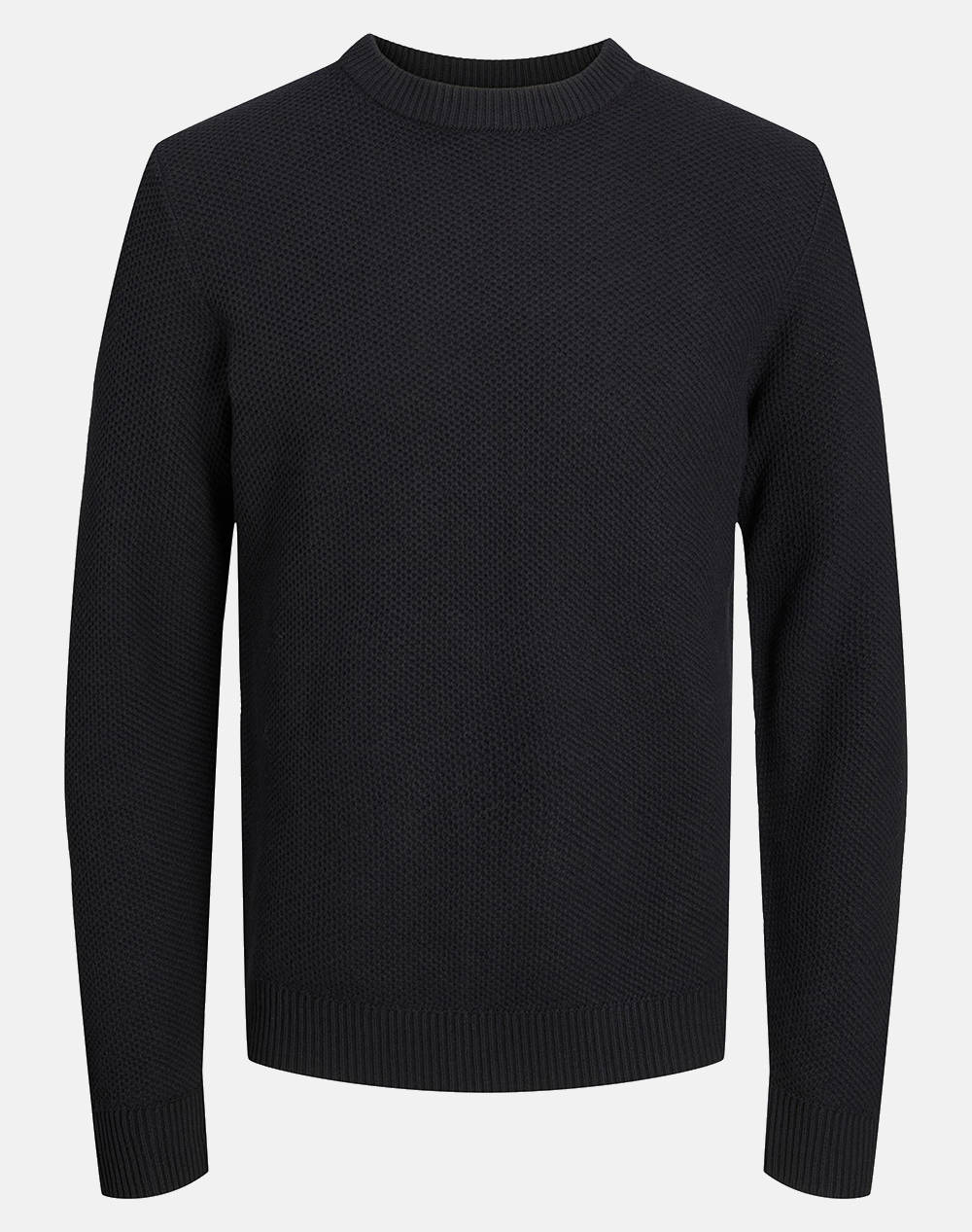 Jack&Jones Jorbrody Knit Crew Neck Bf Men Clothes T Shirts & Sweatshirts Knits Black Cotton,Synthetic 12246611 Black Male Knits Black