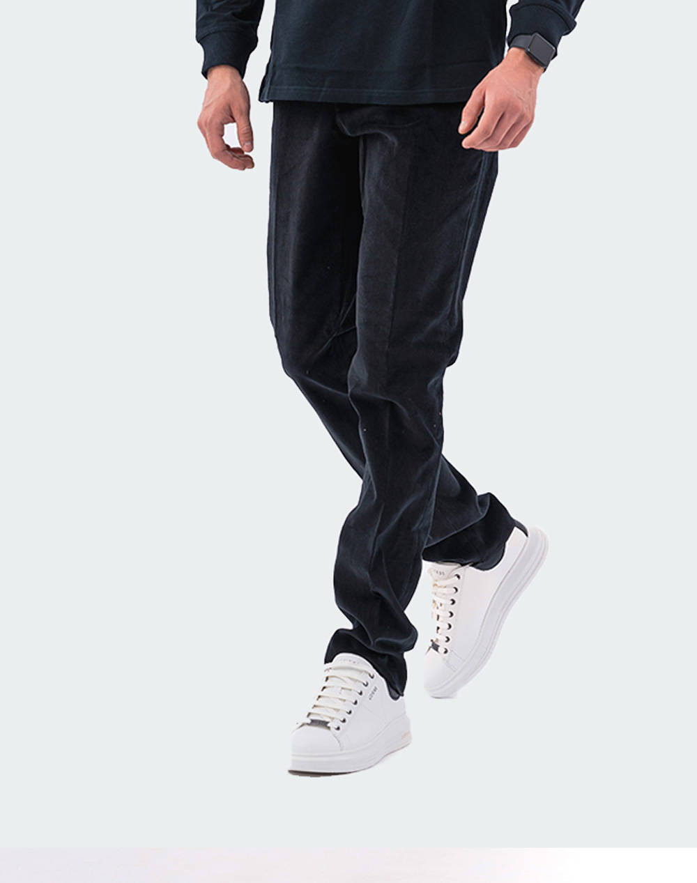 Lexton Chino Pants Ανδρας Ρουχα Παντελονια Chinos Black Βαμβακιμε Ελασταν 09.32.Co Black