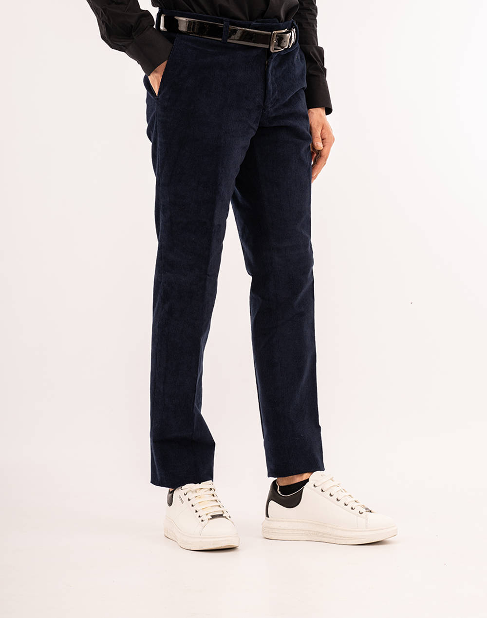Lexton Chino Pants Ανδρας Ρουχα Παντελονια Chinos Navyblue Βαμβακιμε Ελασταν 09.32.Co Navy Blue