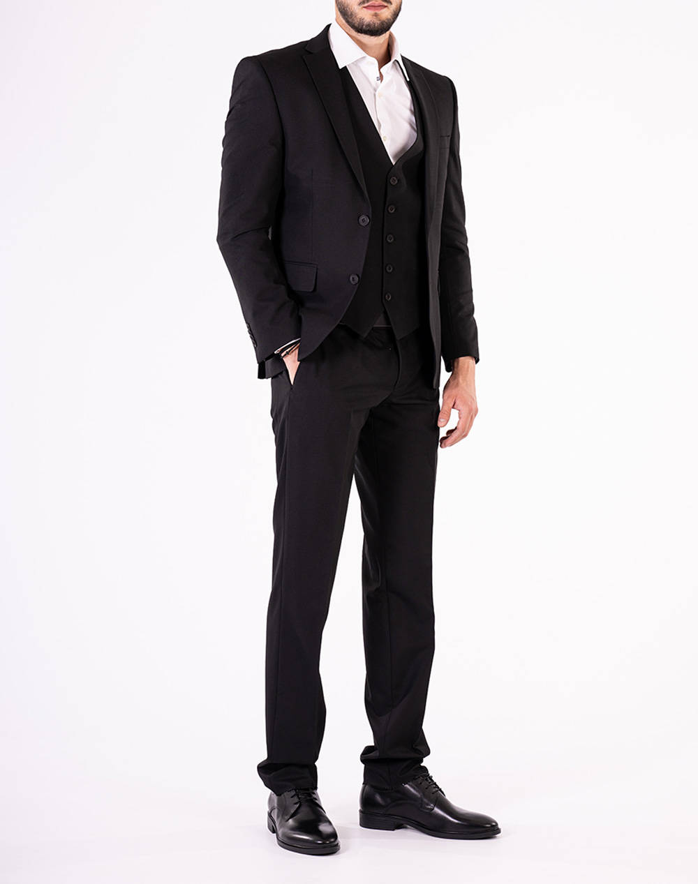 Lexton Κουστουμι Ανδρας Ρουχα Κοστουμια Black Βισκοζσυνθετικο 07.32.Bi.Strech Black