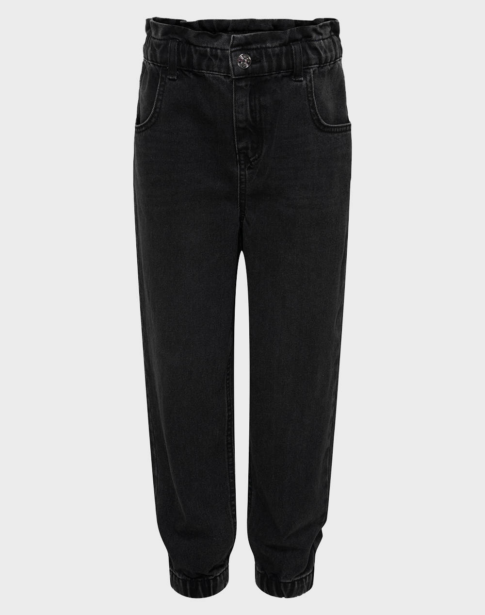 Only Kogova Elastic Life Carrot Pim1099 Kids Girl Clothes Trousers Black Cotton 15232648 Black Female Trousers Black