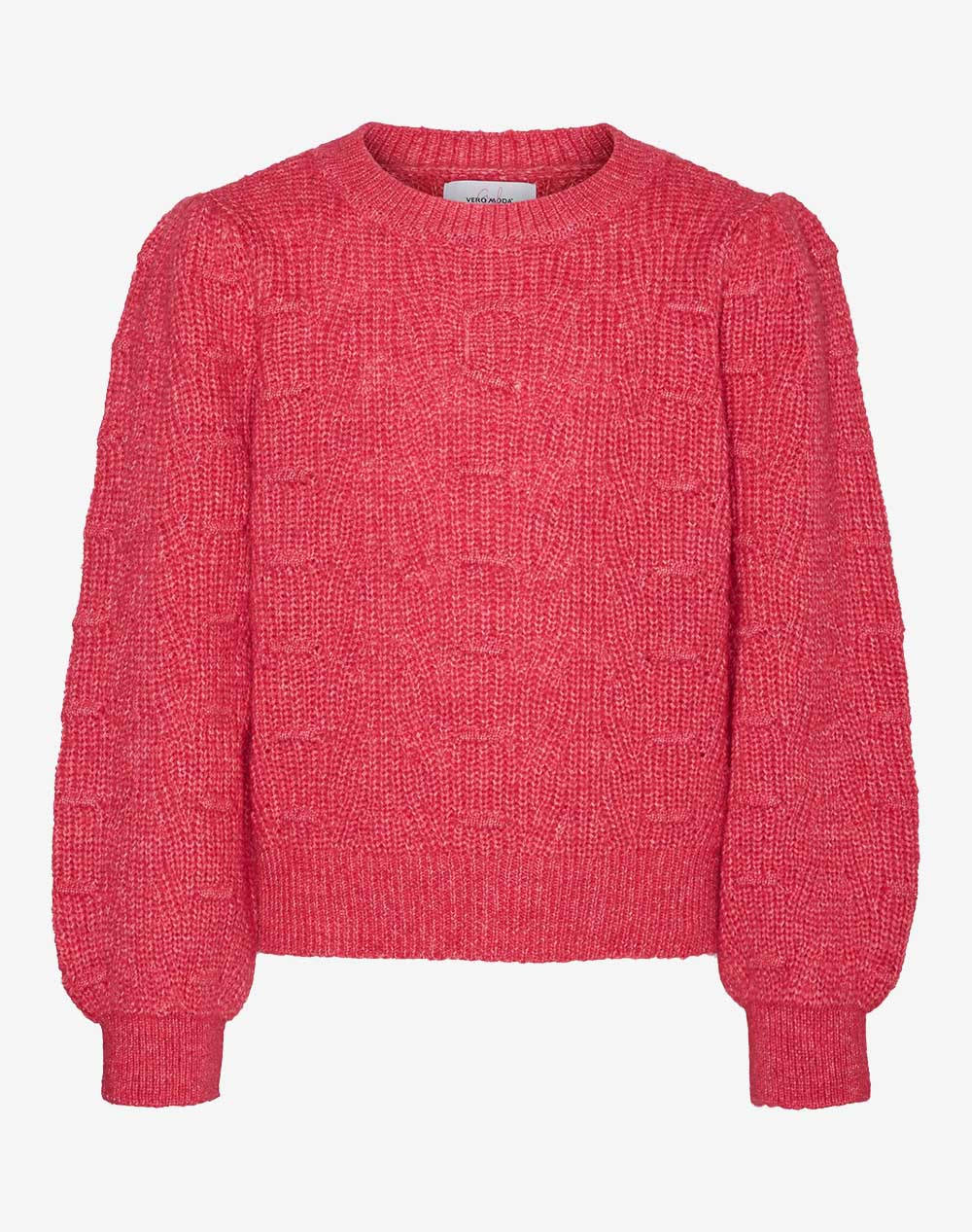 Vero Moda Vmeya Pullover Ga Boo Girl Kids Girl Clothes Sweaters Fuchsia Synthetic,Fabric 10291134 Fuchsia Purple Female Sweaters