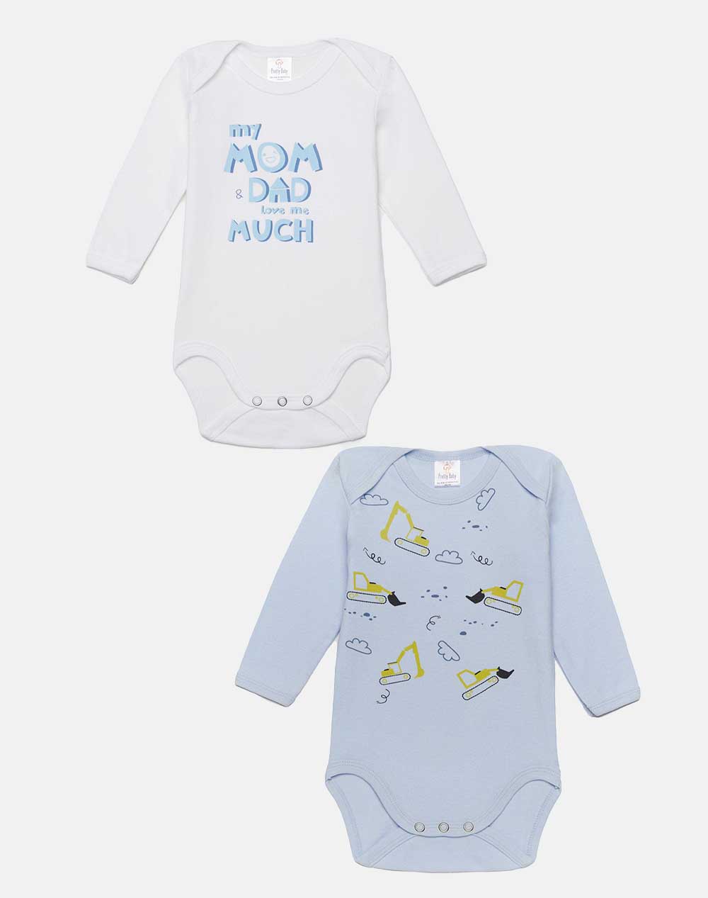 Pretty Baby Bodysuit Love Me Much Kids Boy Clothes Baby Ciel Cotton 34344 Λ/Σιελ Male Baby