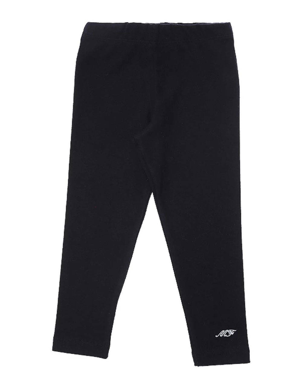 Matou Girl''S Leggings Kids Girl Clothes Trousers Black Cotton,Elastic 1W23 Mfa2060 Black Female Trousers Black