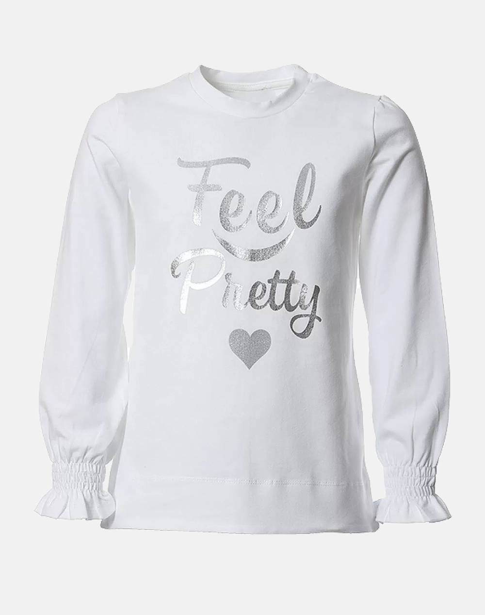 Matou Kids'' Girl T Shirt Kids Girl Clothes Baby Ecru Cotton,Elastic 1W23 Mfa2430A 2 6 Ecru Female Baby