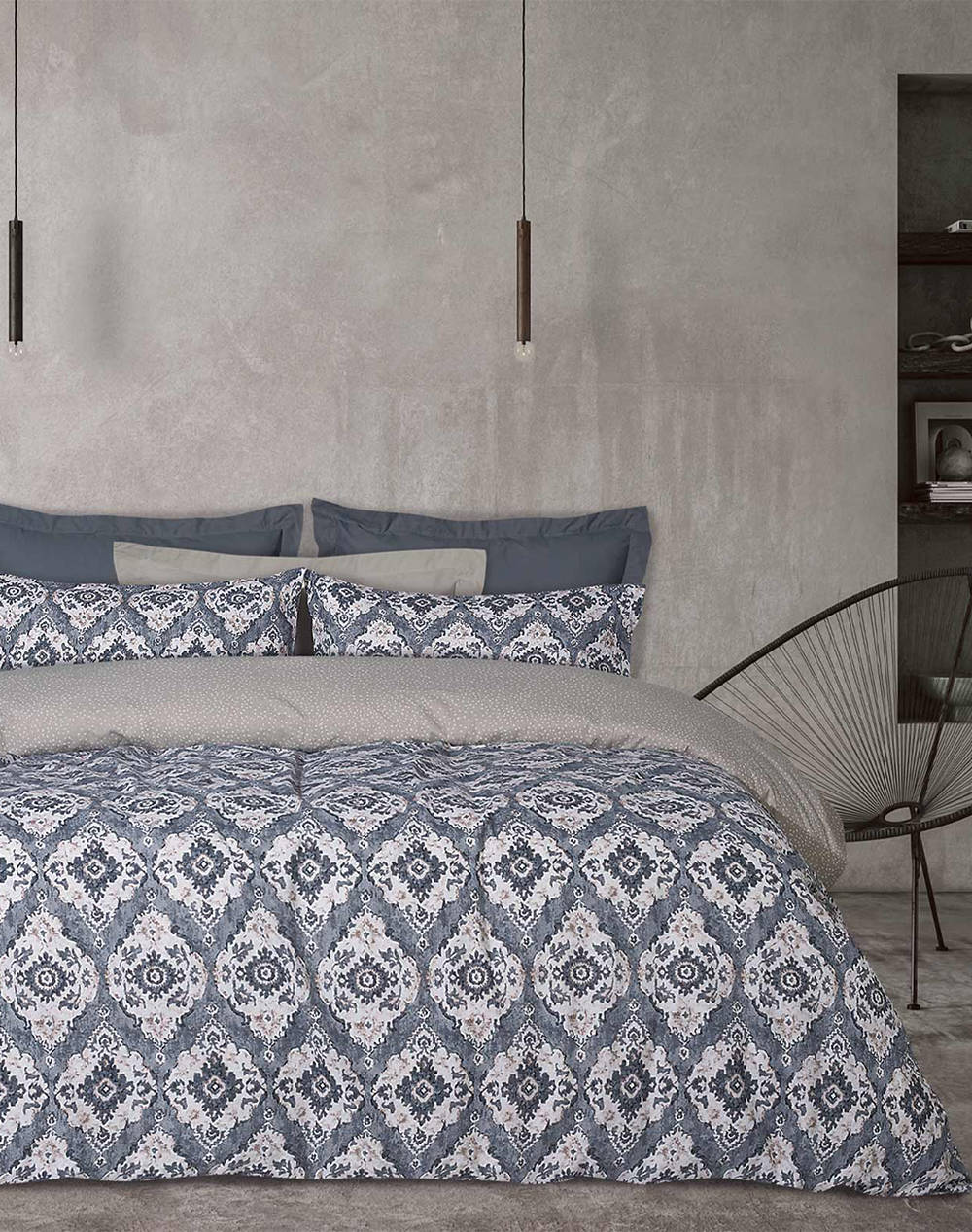 Das 9617 Duvet Case Set Single Happy Flannel (Dimensions: 160 X 240 & 50 X 70 Cm) Home Bedroom Duvet Covers One Color Cotton 406009109617 Duvet Covers