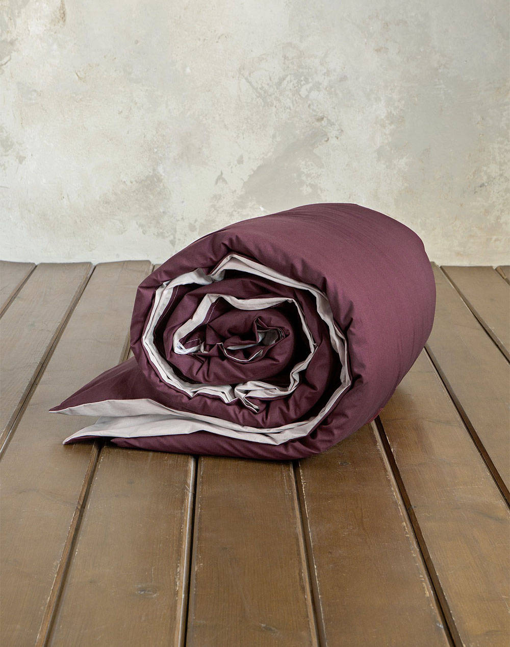 Nima Povlečení Jednolužkové Colors Oat Beige / Deep Bordeaux (Rozměry: 160 X 240 Cm) Home Bedroom Duvet Covers One Color Cotton N32905 Duvet Covers