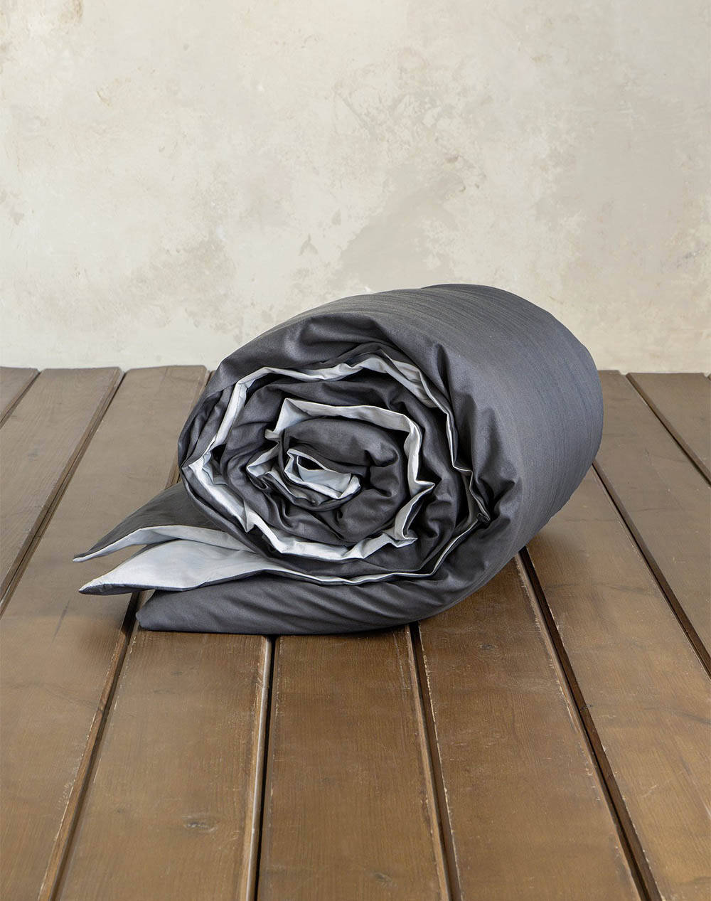 Nima Povlečení Dvoulužkové Colors Shiny Gray / Midnight Gray (Rozměry: 240 X 260 Cm) Home Bedroom Duvet Covers One Color Cotton N32904 Duvet Covers