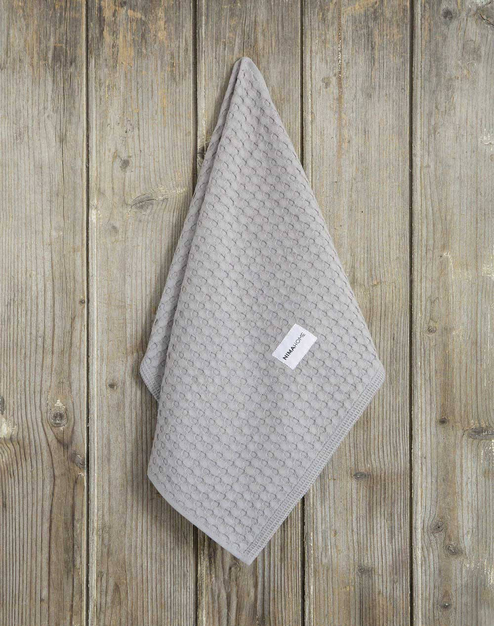 Nima Kitchen Towel Arida Cloudy Gray (Dimensions: 50 X 70 Cm) Home Kitchen Towels One Color Cotton N32519 Towels