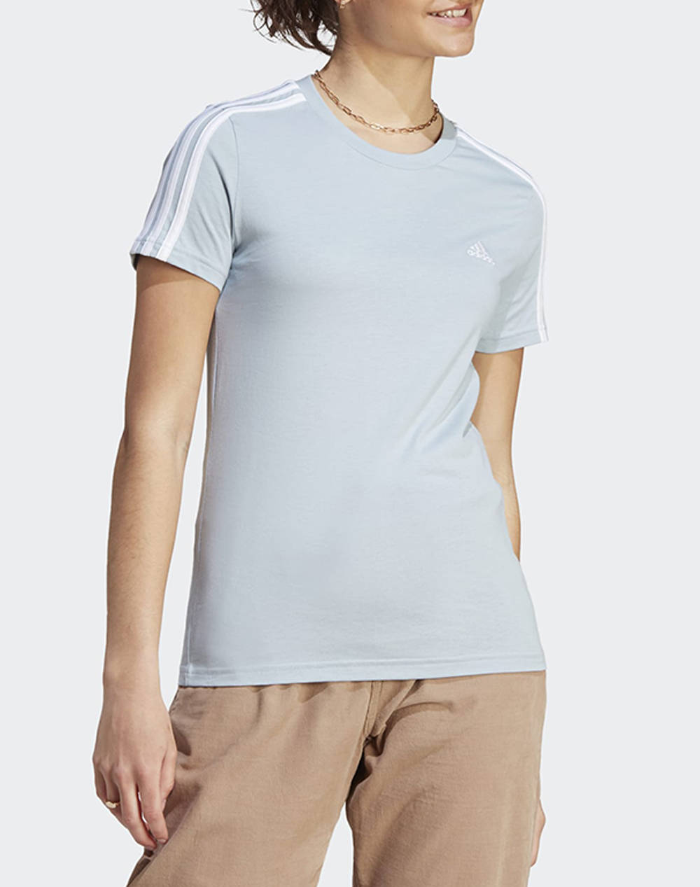 Adidas W 3S T Γυναικα Ρουχα Μπλουζες Τ Shirt Ciel Βαμβακι Im2788 Ciel