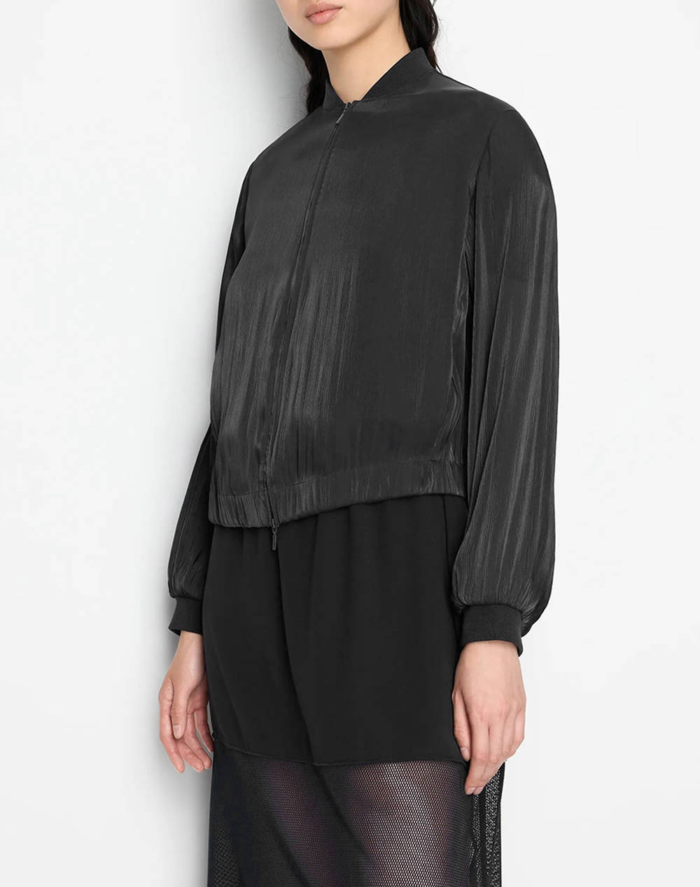 Armani Exchange Blouson Γυναικα Ρουχα Πανωφορια Μπουφαν Μπουφαν Black Συνθετικο 3Dyb19ynuuz 1200 - Koolfly