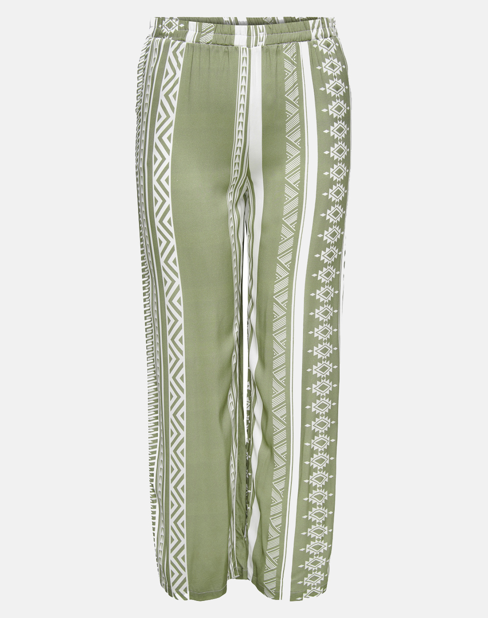 Carmacoma By Only Carmarrakesh Life Wide Ankel Pants Women Clothes Trousers Fabric Trousers Green Viscose 15256365 Mermaid Female Fabric Trousers