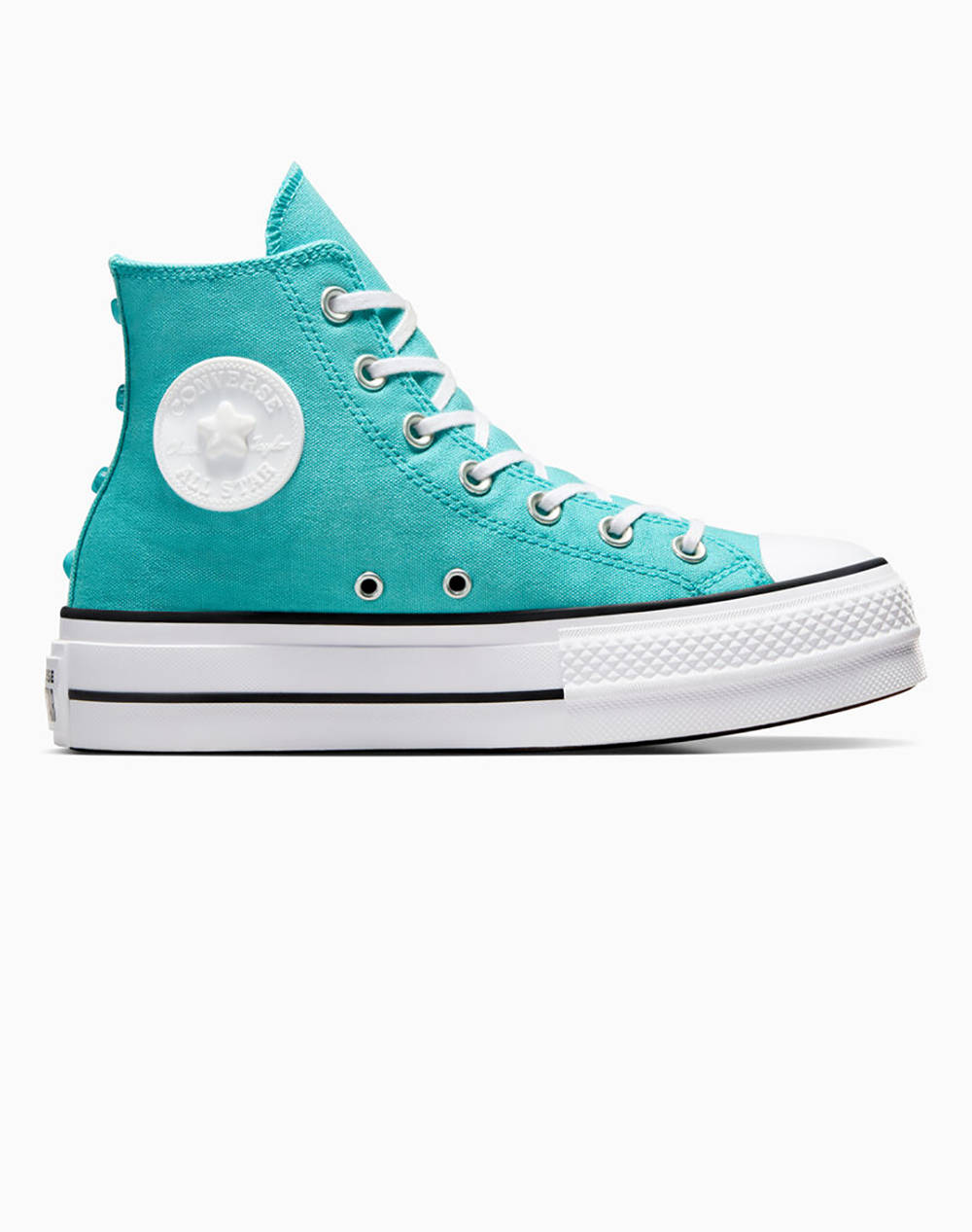 Converse Chuck Taylor All Star Lift Platform Stars Women Footwear Sneakers Lightblue Fabric A06492C 469 Female Sneakers Blue