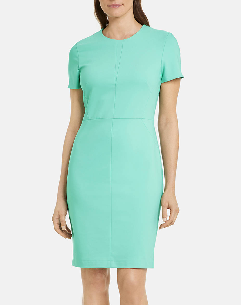 Gerry Weber Dress Woven Women Clothes Dresses Green Cotton,Elastic,Synthetic 380031 31335 50375 Female Dresses Green
