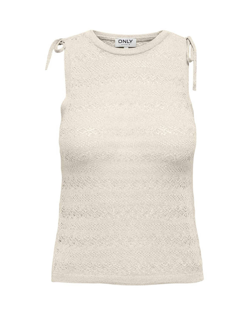 Only Onlaggie Sl Glitter O Neck Knt Women Clothes Tops Tops/Bodies Cream Viscose,Synthetic 15318372 Birchdtm Glitter Female Tops/Bodies