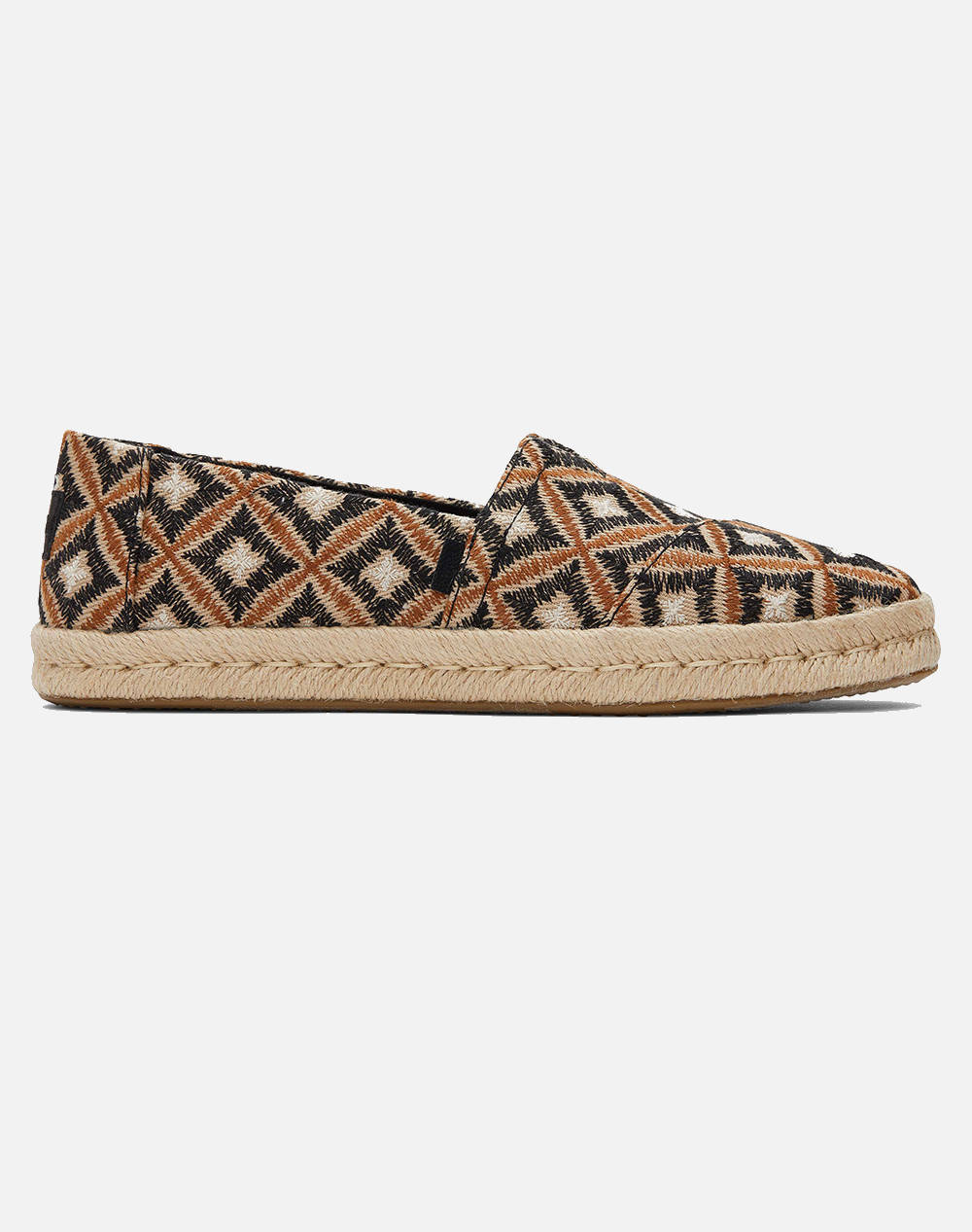 Toms Blk Geo Wvn Wm Alrope Esp Γυναικα Παπουτσια Εσπαντριγιες/Σανδαλια Multi Υφασμα 10020700 Black