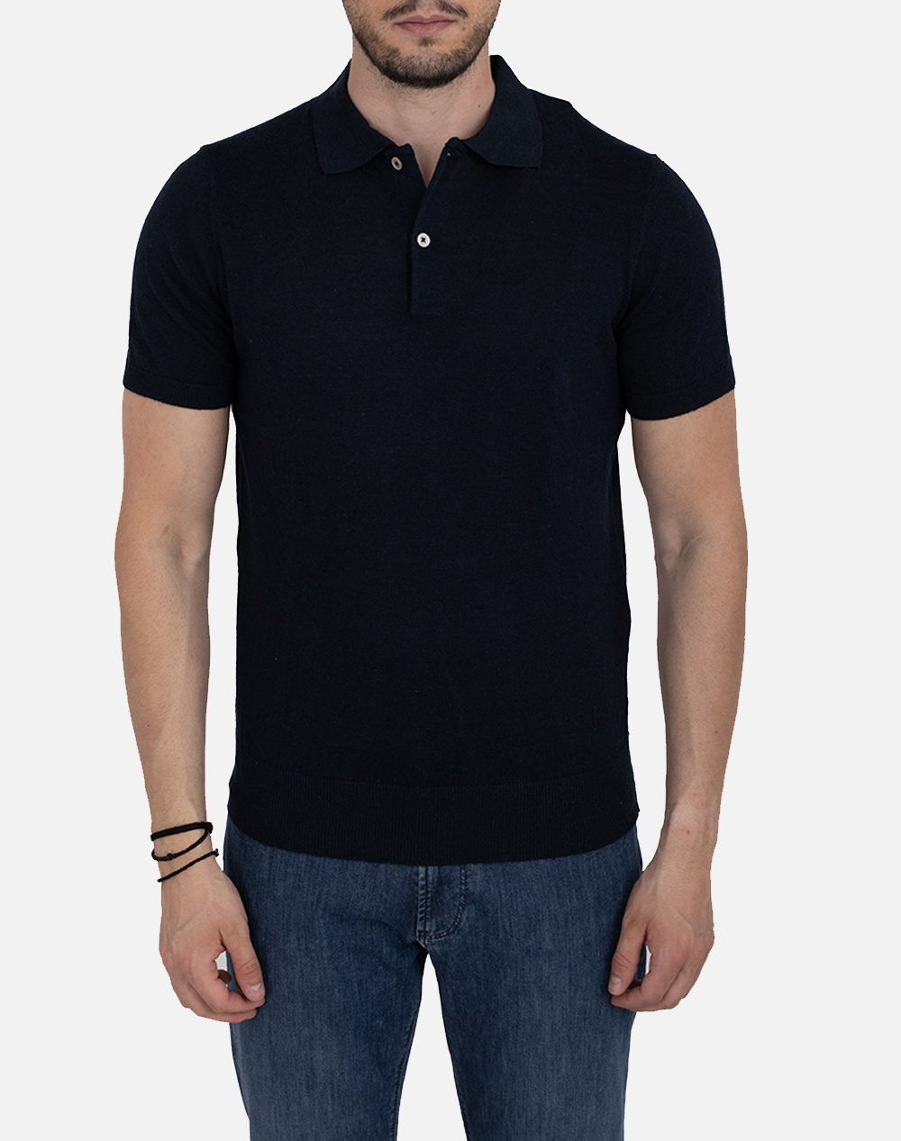 Conte Of Florence Polo Aruba Men Clothes T Shirts & Sweatshirts Polo Darkblue Cotton,Linen 6550044U 730 Male Polo Blue