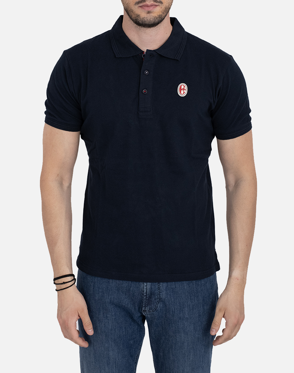 Conte Of Florence Polo Tarawa Men Clothes T Shirts & Sweatshirts Polo Darkblue Cotton,Elastic 6552006U 730 Male Polo Blue