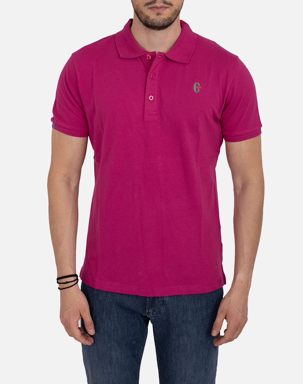 Conte Of Florence Polo Valletta Men Clothes T Shirts & Sweatshirts Polo Fuchsia Cotton,Elastic 6552018U 1700 Male Polo