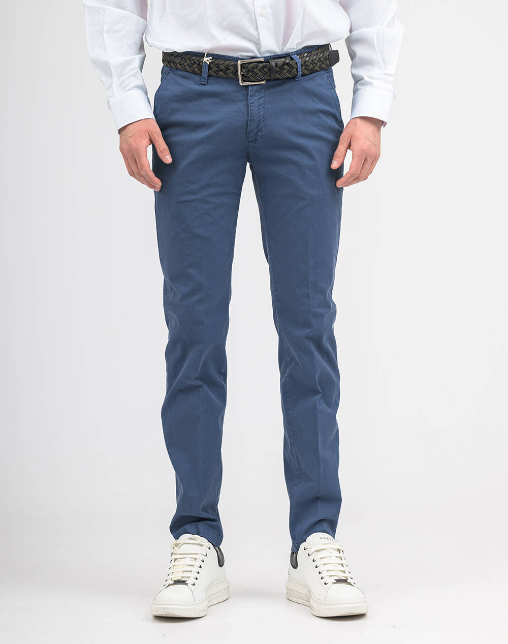 Four Ten Chino Ανδρας Ρουχα Παντελονια Chinos Navyblue Βαμβακιμε Ελασταν T910124080 00061