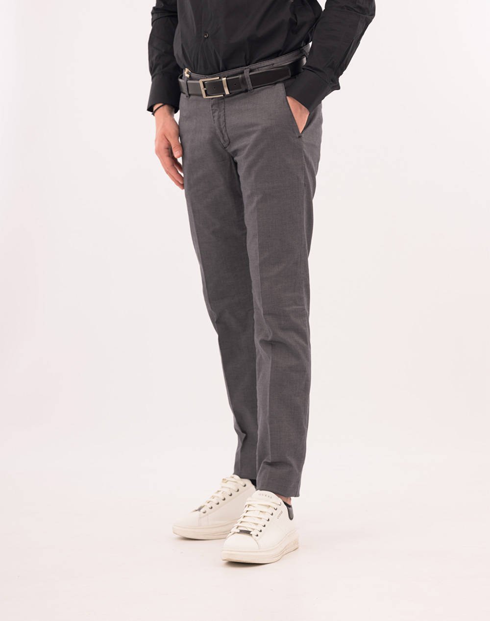 Four Ten Chino Ανδρας Ρουχα Παντελονια Chinos Darkblue Βαμβακιμε Ελαστανσυνθετικο T910124055 00011