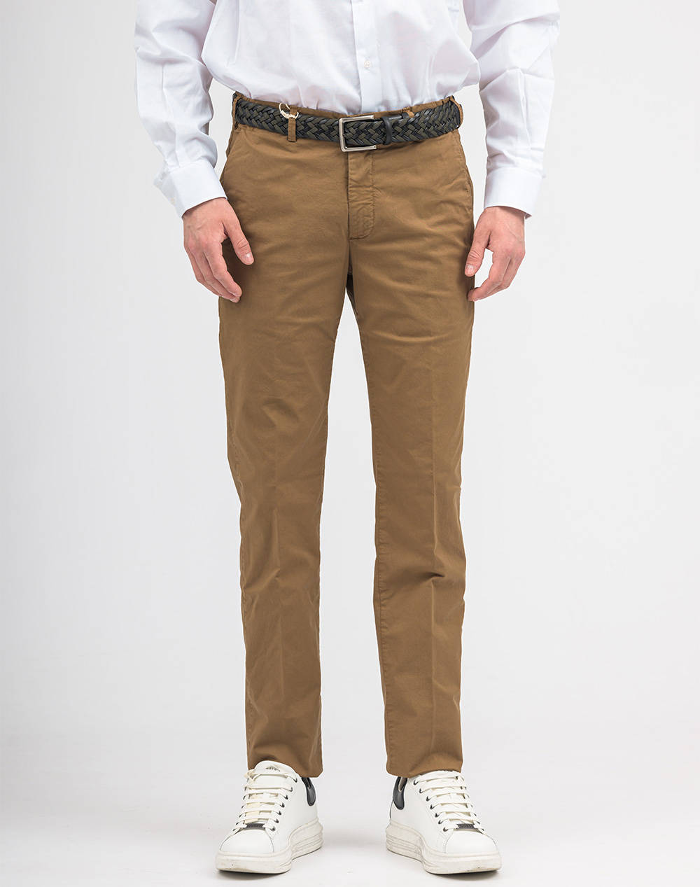 Four Ten Chino Ανδρας Ρουχα Παντελονια Chinos Brown Βαμβακιμε Ελασταν T926124049 00073