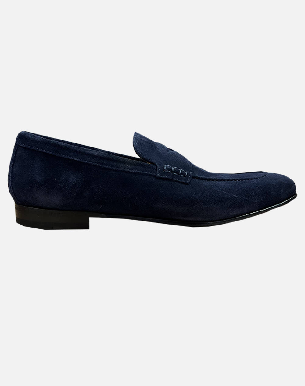 Juan Lacarcel Calce Loafers Ανδρας Παπουτσια Μοκασινια Darkblue Δερμασουετ X1584 Bleu