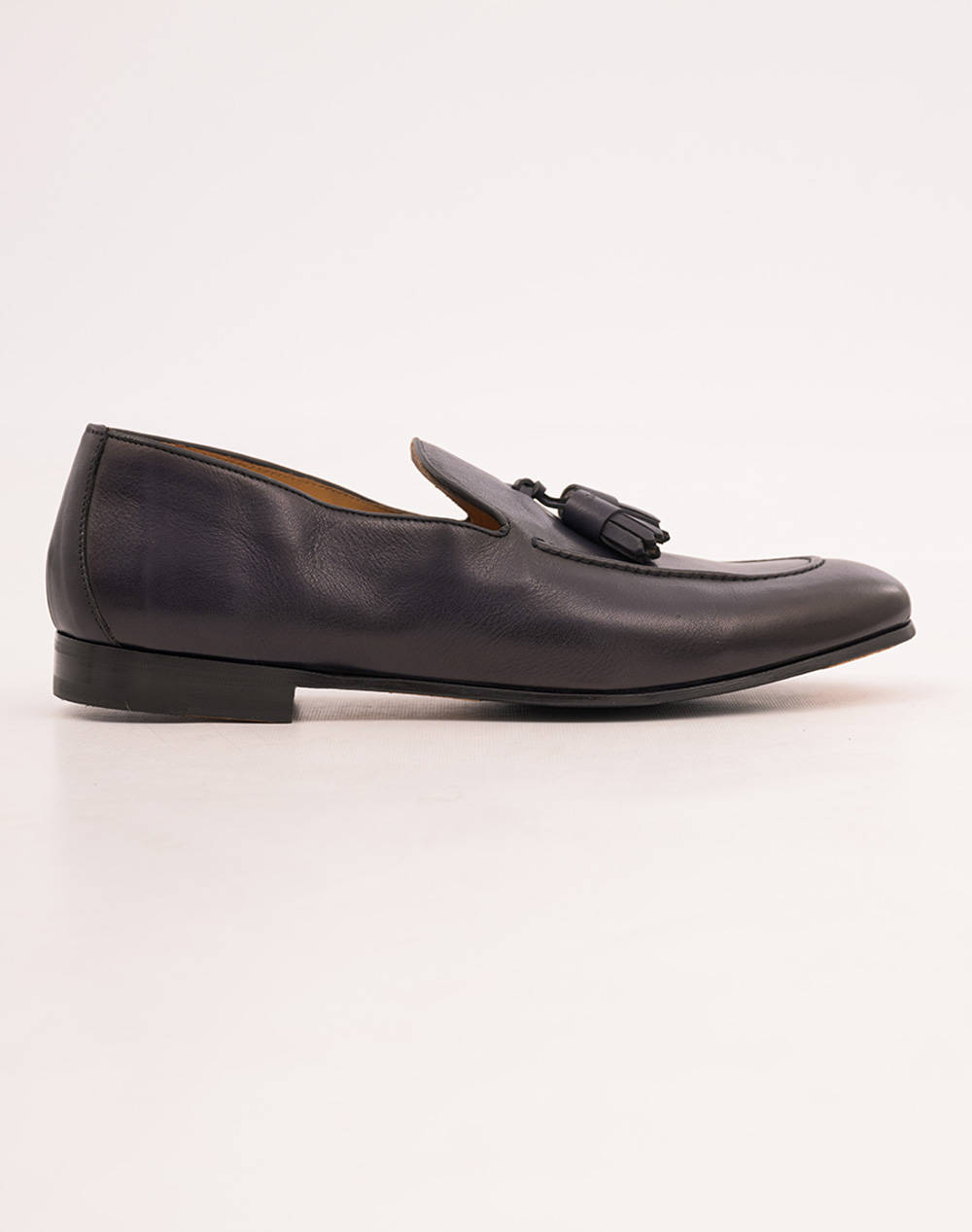 Juan Lacarcel Calce Loafers Ανδρας Παπουτσια Μοκασινια Darkblue Δερμα X1231 Oceano
