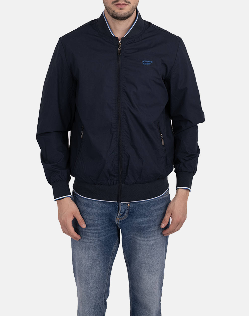 Lexton Μπουφαν Ανδρας Ρουχα Πανωφορια Μπουφαν Navyblue Βαμβακι 04.33.Shark Navy