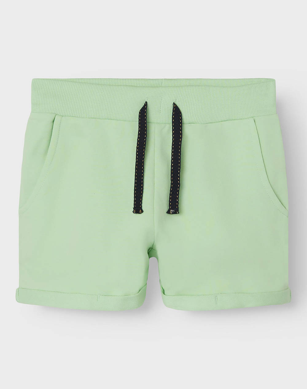 Name It Nkfvolta Swe Shorts Unb F Noos Kids Girl Clothes Shorts/Bermudas Lightgreen Cotton,Elastic 13201013 Green Ash Female Shorts/Bermudas Green