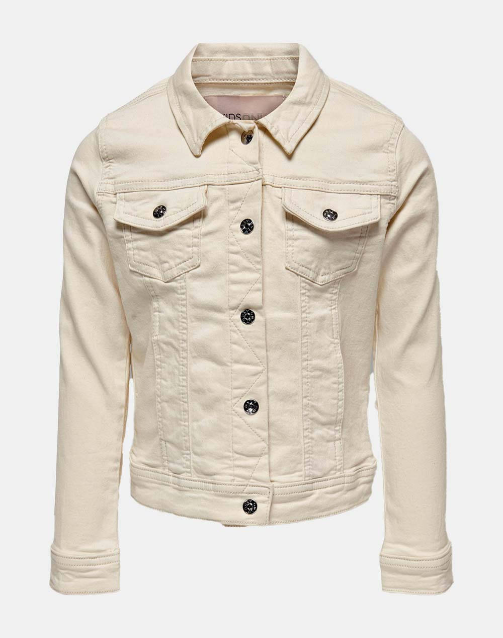 Only Kogamazing Colored Jacket Pnt Kids Girl Clothes Jackets Ecru Cotton,Elastic 15246120 Whitecap Gray Female Jackets