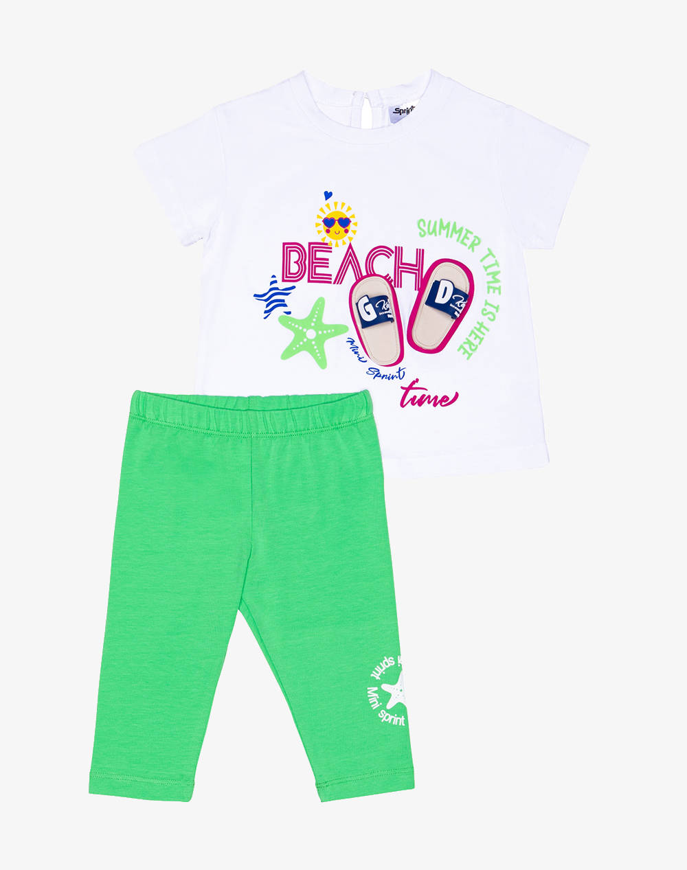 Sprint Set Baby Girl Kids Girl Sportswear Sets White Cotton 241 2064 S100 Female Sets