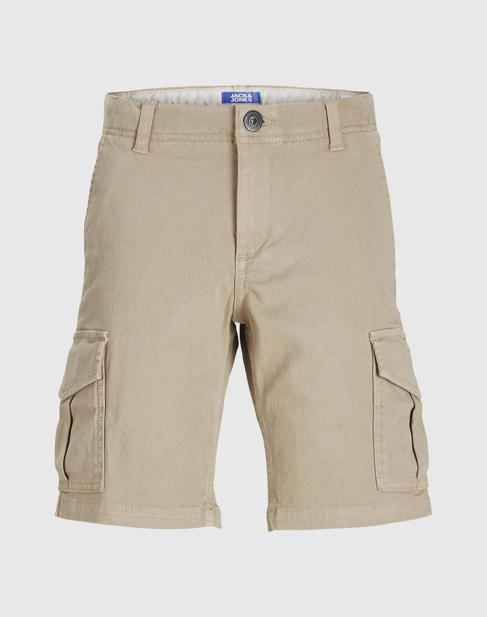 Jack&Jones Jpstjoe Jjcargo Shorts Jnr Kids Boy Clothes Shorts/Bermudas Biege Cotton,Elastic 12182856 Crockery Male Shorts/Bermudas Biege