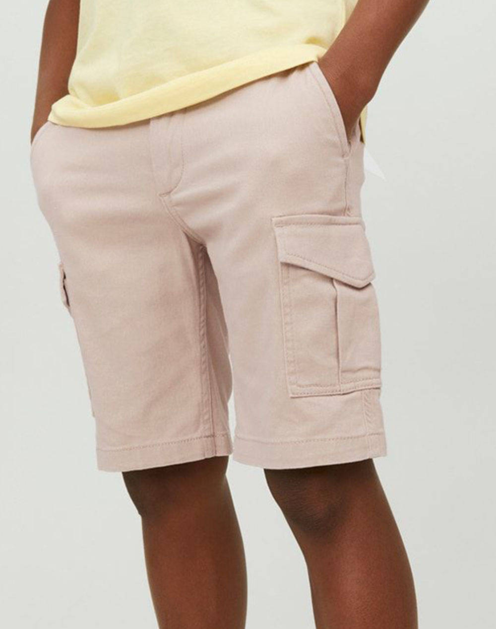Jack&Jones Jpstjoe Jjcargo Shorts Jnr Kids Boy Clothes Shorts/Bermudas Nude Cotton,Elastic 12182856 Oxford Tan Male Shorts/Bermudas