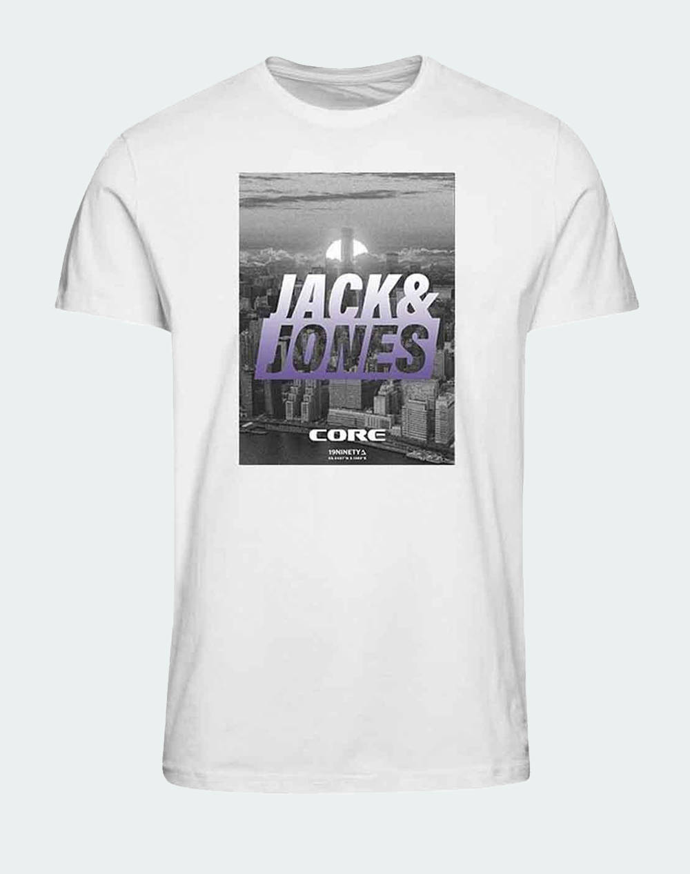 Jack&Jones Jcophoto Tee Fst Jnr Kids Boy Clothes T Shirts White Cotton 12256935 White Male T-Shirts