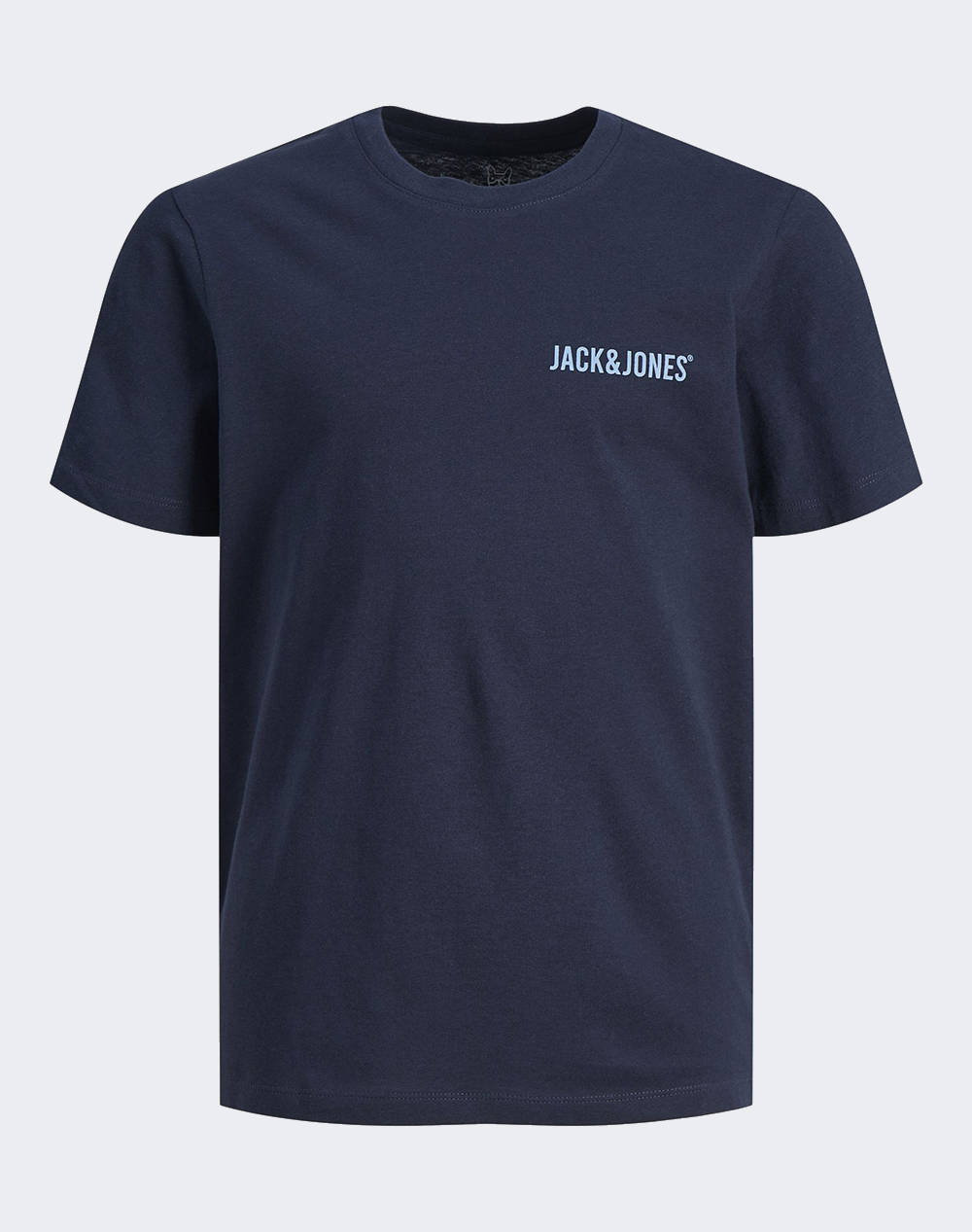 Jack&Jones Jjgrow Tee Ss Crew Neck Jnr Kids Boy Clothes T Shirts Darkblue Cotton 12249815 Navy Blazer Male T-Shirts Blue