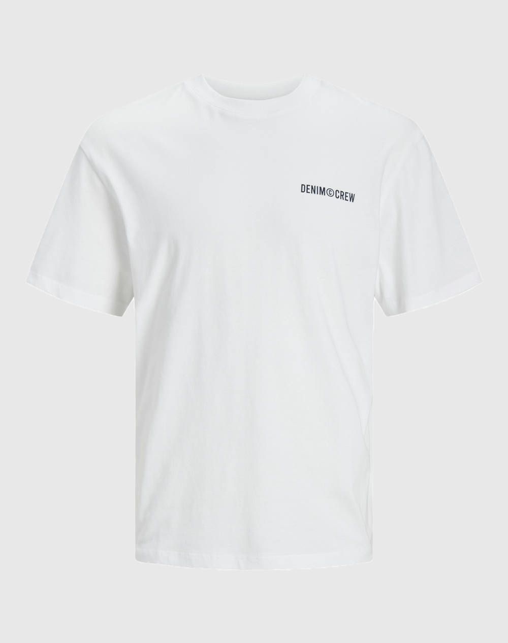 Jack&Jones Jjgrow Tee Ss Crew Neck Jnr Kids Boy Clothes T Shirts White Cotton 12249815 White Male T-Shirts