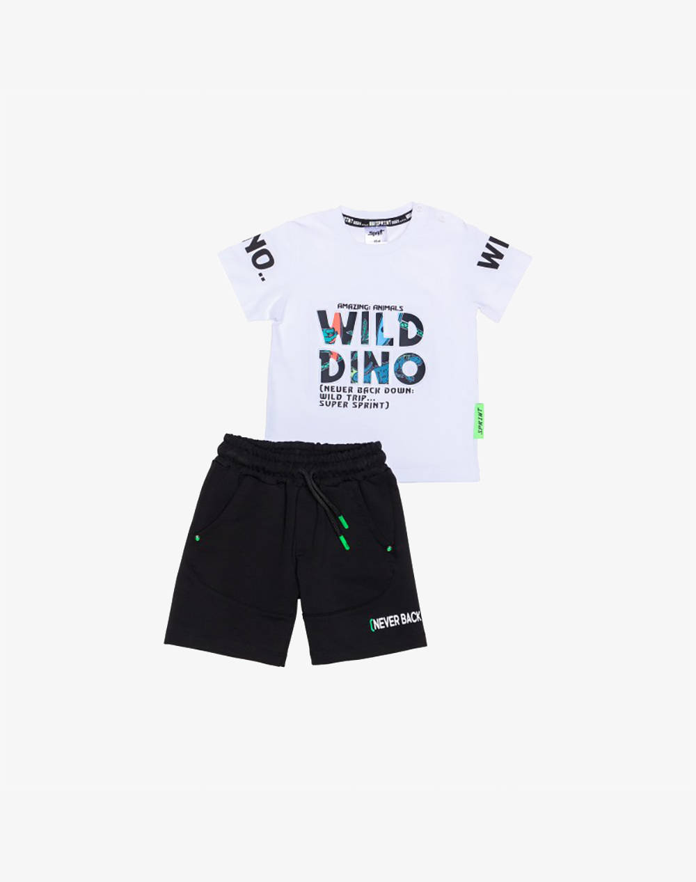 Sprint Set Baby Boy Παιδι Αγορι Αθλητικα Σετ White Βαμβακισυνθετικο 241 1048 S100 Γιά Αγόρι