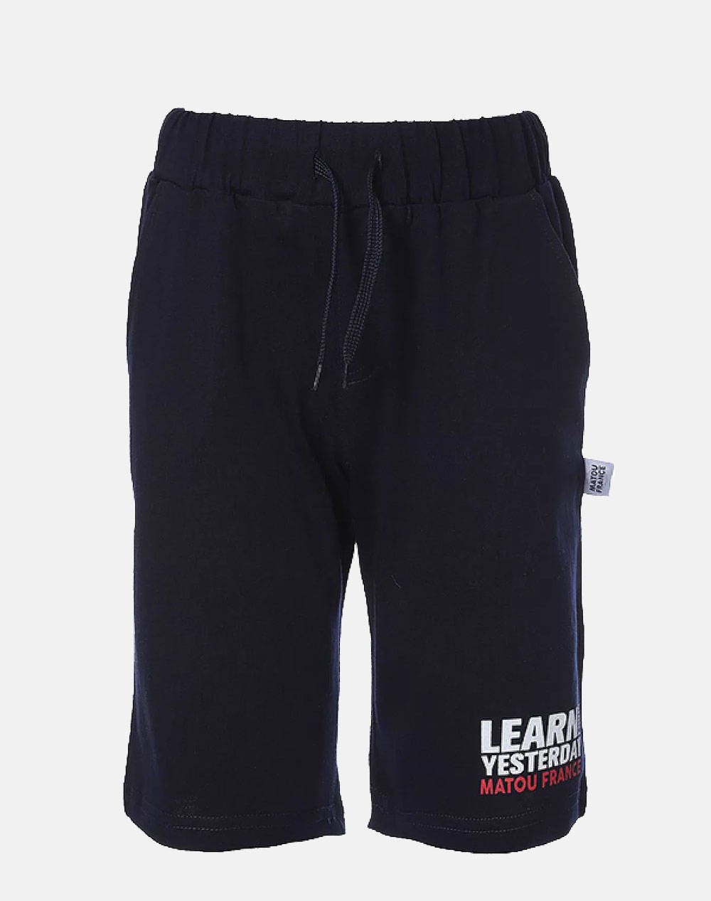 Matou Bermuda Kids Boy Kids Boy Clothes Shorts/Bermudas Darkblue Cotton 1S22 Mfa1070 Blue Male Shorts/Bermudas Blue