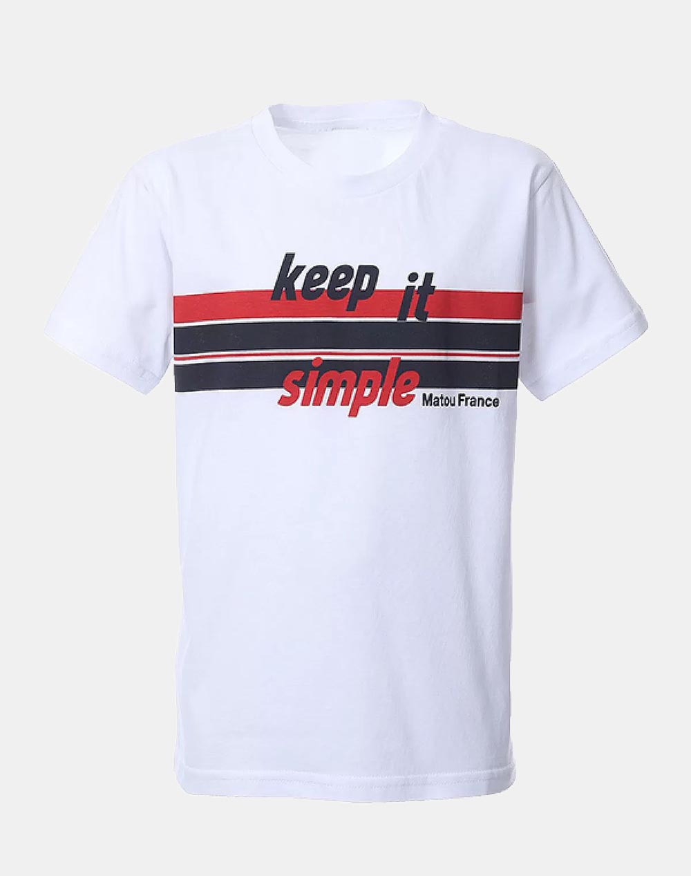 Matou Boys T Shirt Kids Boy Clothes T Shirts White Cotton 1S24 Mfa1420 White Male T-Shirts