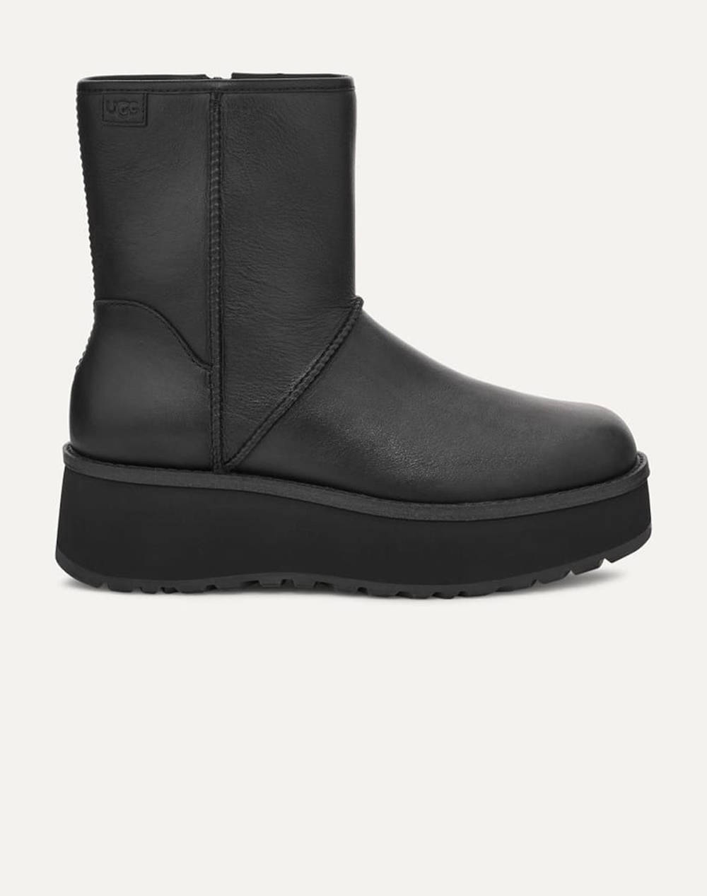 Ugg Cityfunc Mid Γυναικα Παπουτσια Μποτες/Μποτακια Black Δερμα 1162990 0071