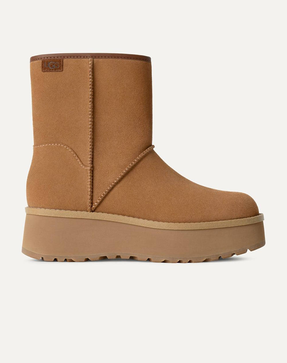 Ugg Cityfunc Mid Γυναικα Παπουτσια Μποτες/Μποτακια Tan Σουετ 1158196 00Kd
