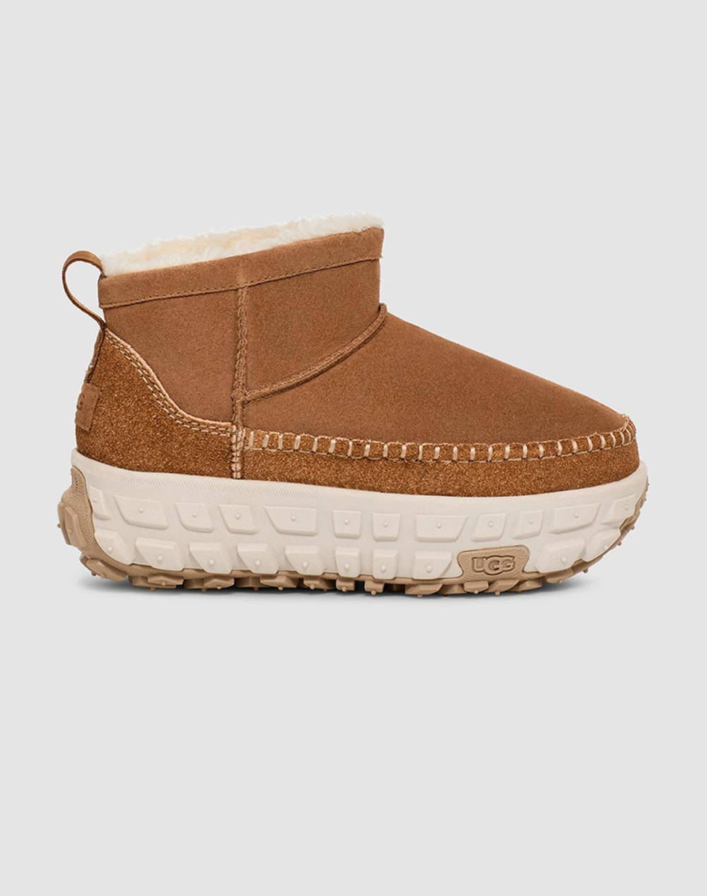 Ugg Venture Daze Ultra Mini Γυναικα Παπουτσια Μποτες/Μποτακια Tan Σουετ 1164730 00Kd