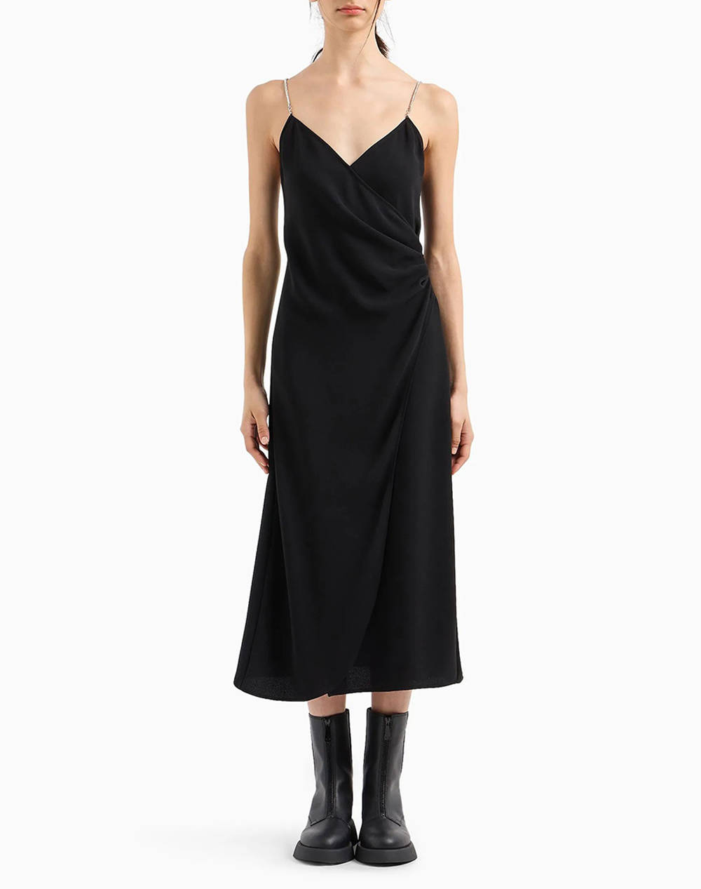 Armani Exchange Dress Γυναικα Ρουχα Φορεματα Black Συνθετικουφασμα Xw000028Af10264 Uc001